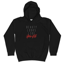 Load image into Gallery viewer, Beauty Looks Like You + Me - Kid's Hoodie