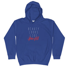 Load image into Gallery viewer, Beauty Looks Like You + Me - Kid's Hoodie