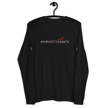 Load image into Gallery viewer, #HumanityMustWin - Men's Long Sleeve Tee