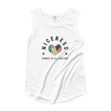 Load image into Gallery viewer, Niceness Comes in All Colors - Women’s Cap Sleeve Tee