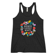 Load image into Gallery viewer, Niceness is the Greatest Expression - Women's Racerback Tank