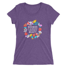 Load image into Gallery viewer, Niceness is the Greatest Expression - Women's Short Sleeve Tee
