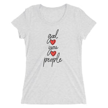 Load image into Gallery viewer, God You People - Women's Short Sleeve Tee