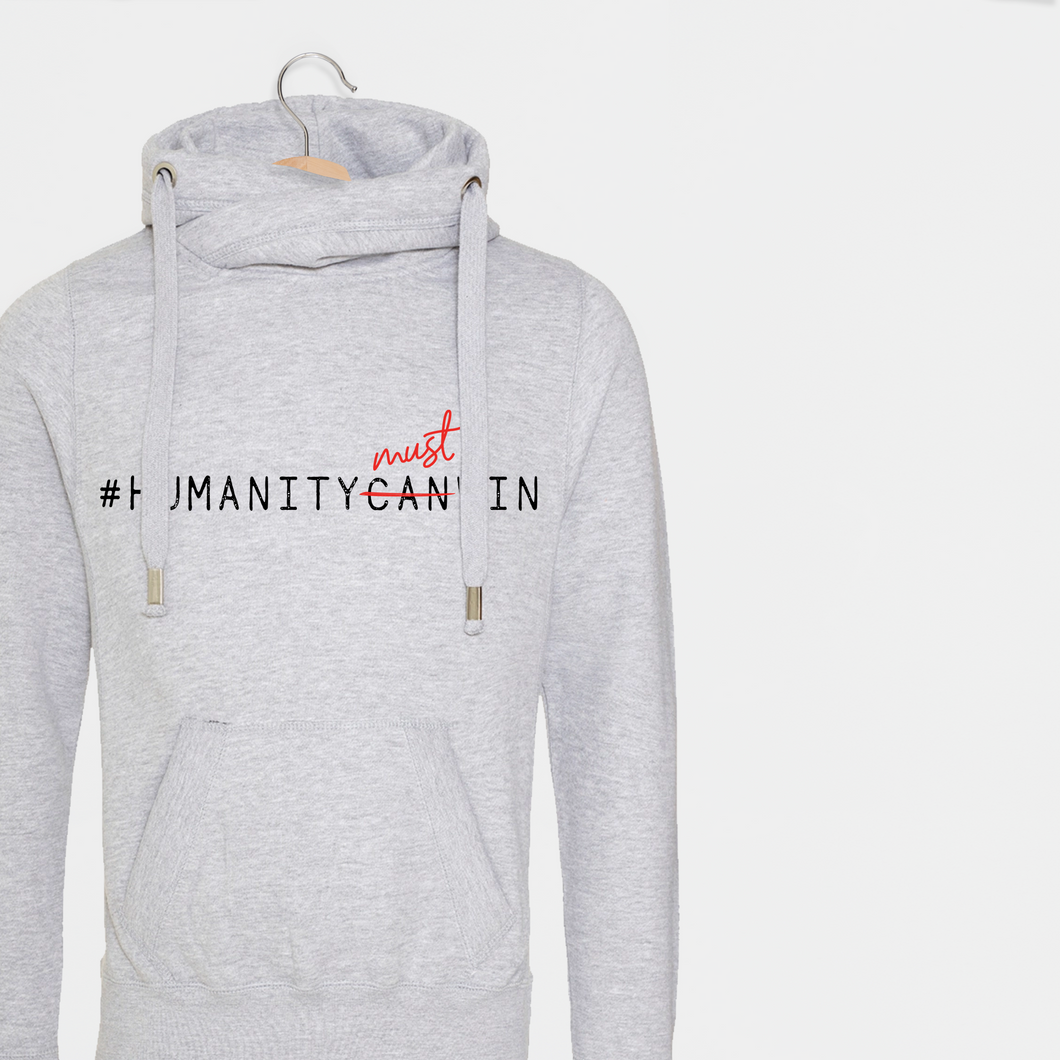 #HumanityMustWin - Adult's Pullover Hoodie
