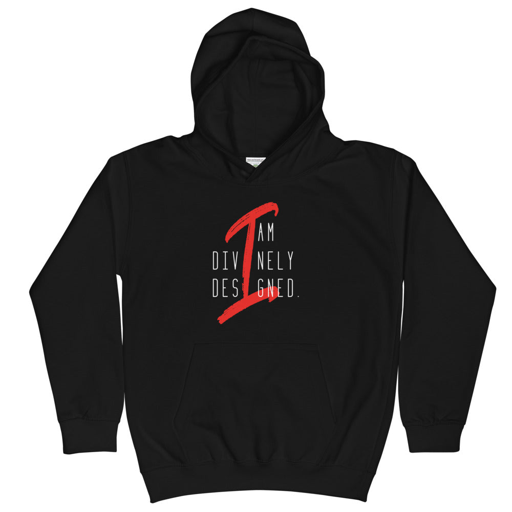 I am Divinely Designed - Kid's Hoodie