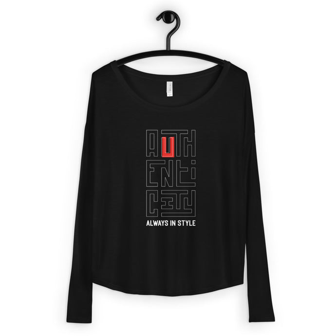 Authenticity Always in Style  - Women's Long Sleeve Tee