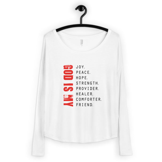 God is My - Women's Long Sleeve Tee