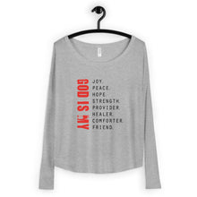 Load image into Gallery viewer, God is My - Women&#39;s Long Sleeve Tee