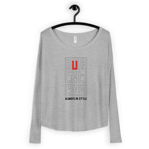 Authenticity Always in Style - Women's Long Sleeve Tee
