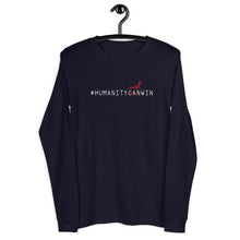 Load image into Gallery viewer, #HumanityMustWin - Men&#39;s Long Sleeve Tee