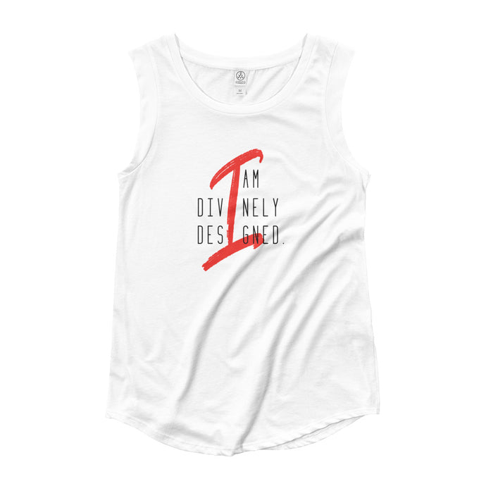 I am Divinely Designed - Women’s Cap Sleeve Tee