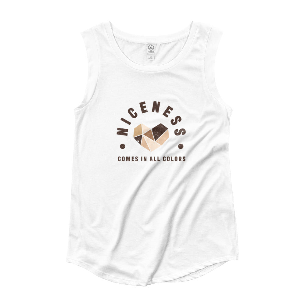 Niceness Comes in All Colors - Women’s Cap Sleeve Tee