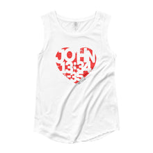 Load image into Gallery viewer, Be Love. - Women&#39;s Cap Sleeve Tee
