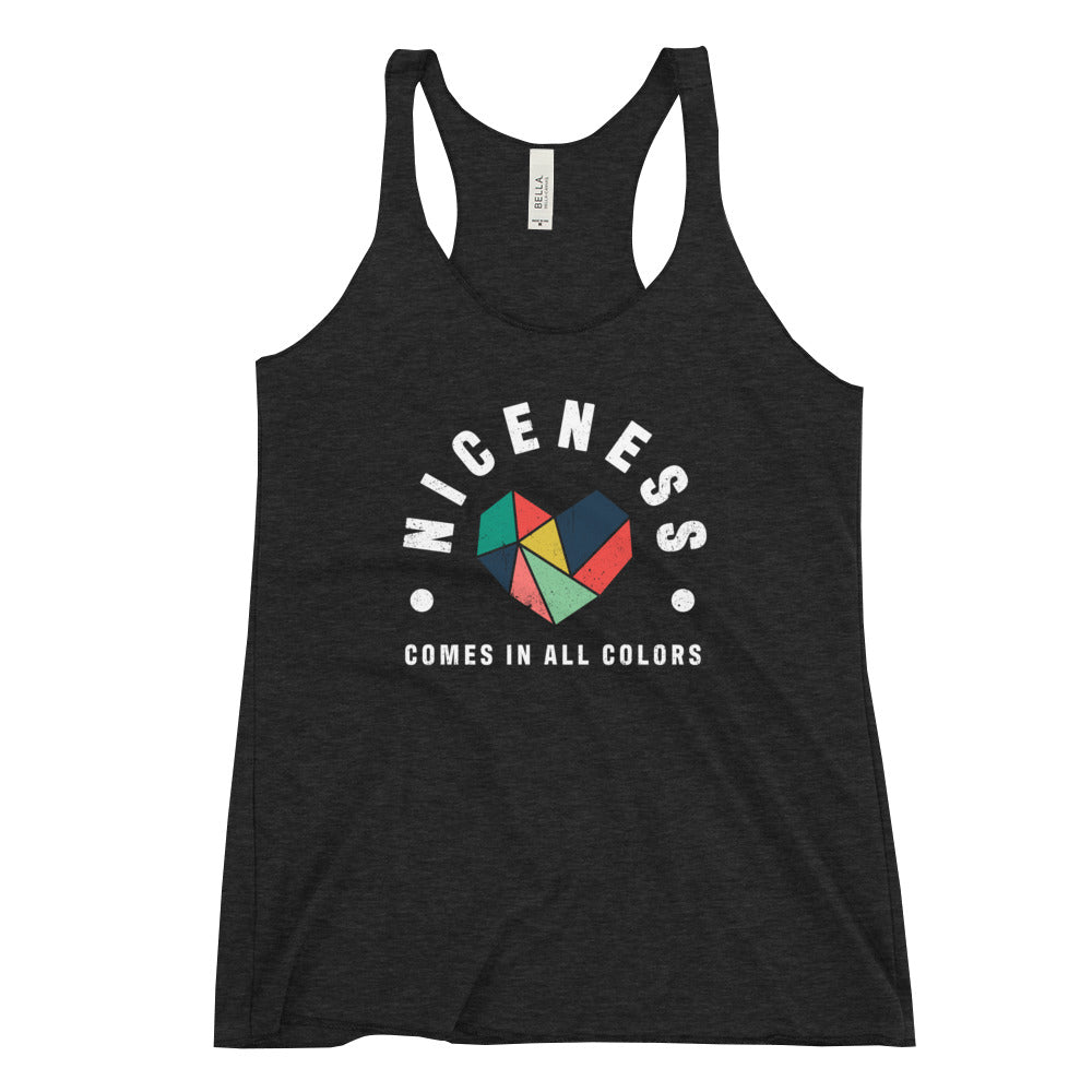 Niceness Comes in All Colors - Women's Racerback Tank