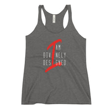 Load image into Gallery viewer, I am Divinely Designed - Women&#39;s Racerback Tank