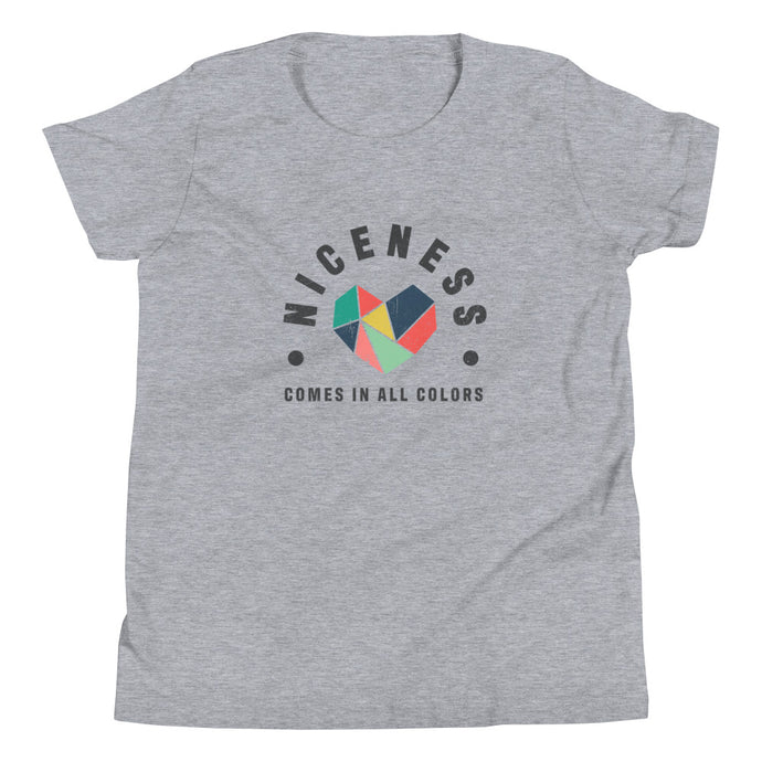 Niceness Comes in All Colors - Kid's Short Sleeve Tee