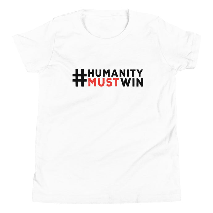 #HumanityMustWin - Kid's Short Sleeve Tee