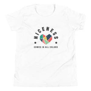 Niceness Comes in All Colors - Kid's Short Sleeve Tee