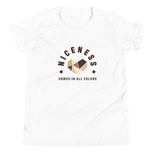 Niceness Comes In All Colors - Kid's Short Sleeve Tee