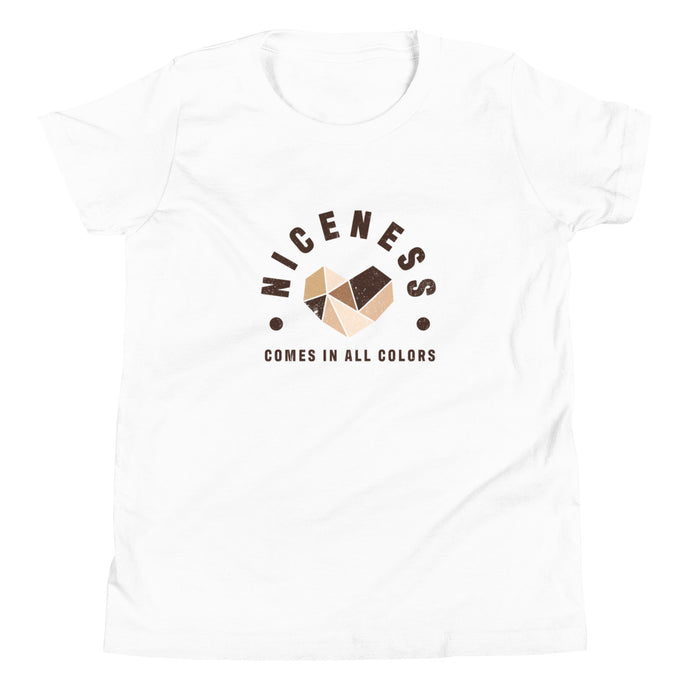 Niceness Comes In All Colors - Kid's Short Sleeve Tee